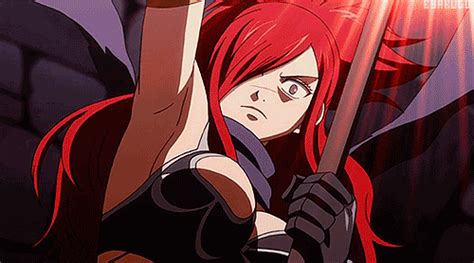 erza sexy|Erza Scarlet GIFs